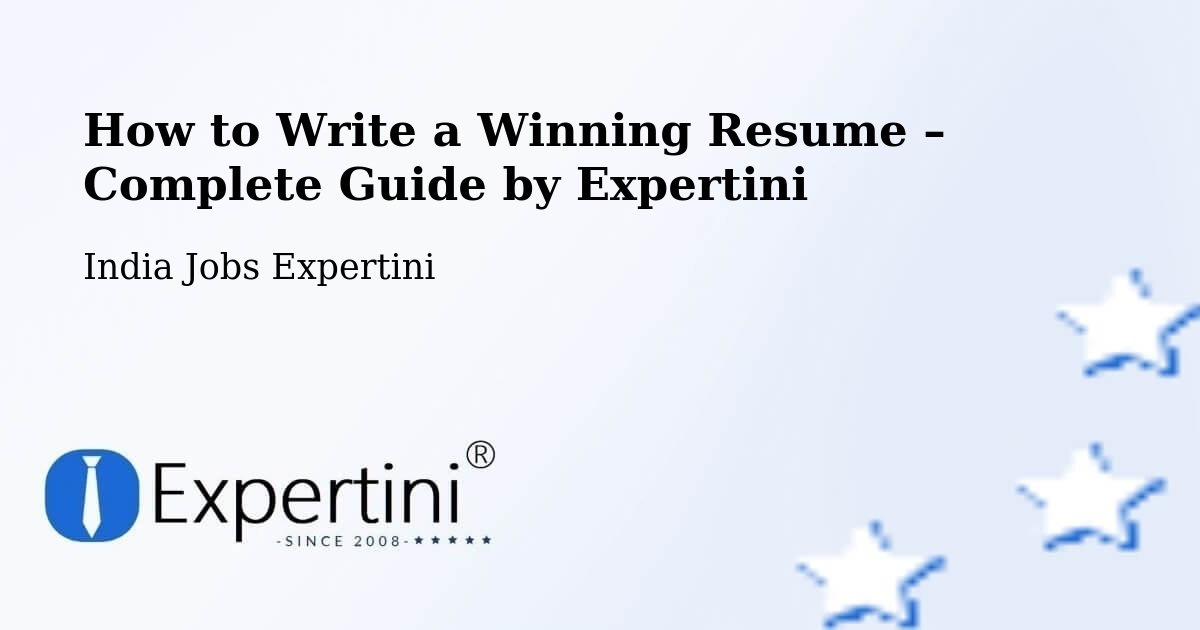 Resume Writing Guide for Job Seekers – Madurai - Madurai, India Jobs Expertini